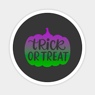 Pumpkin Trick or treat Halloween Magnet